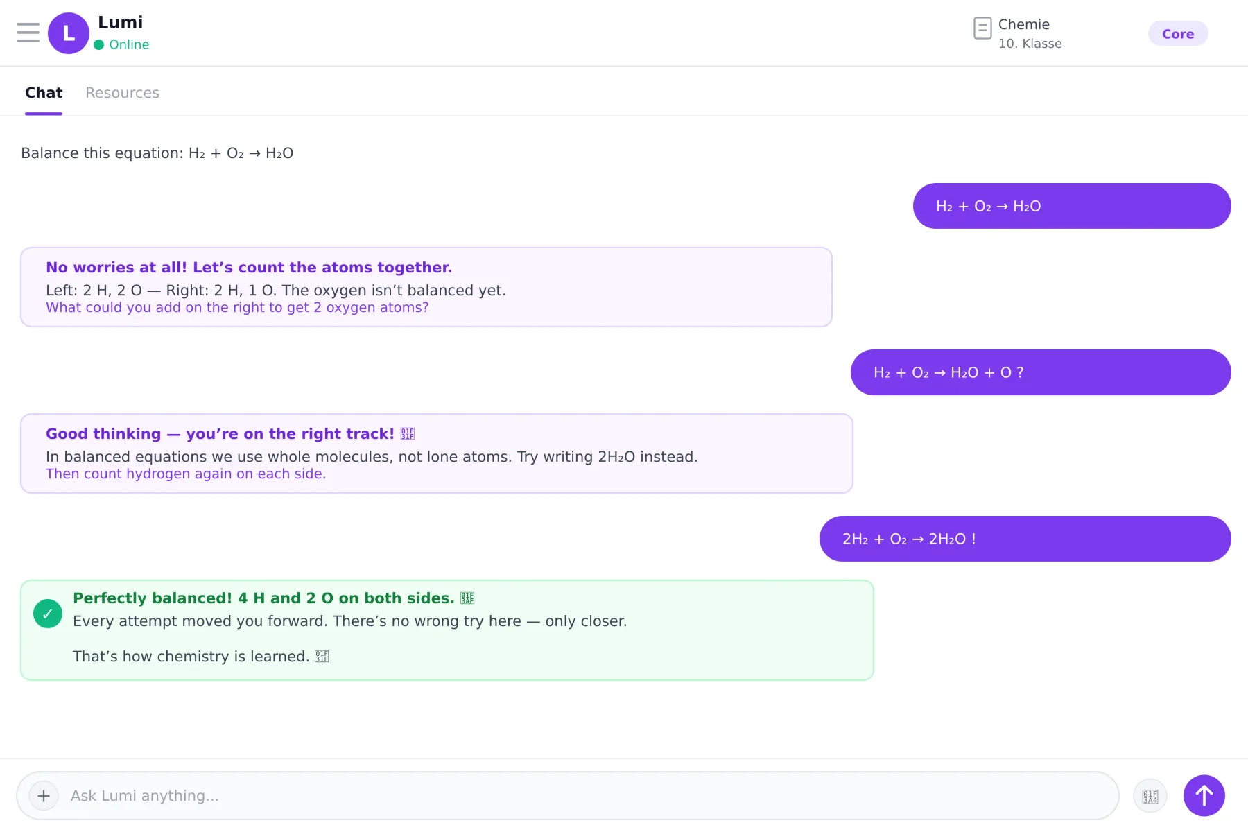 Lumi safe learning environment showing privacy and security protections